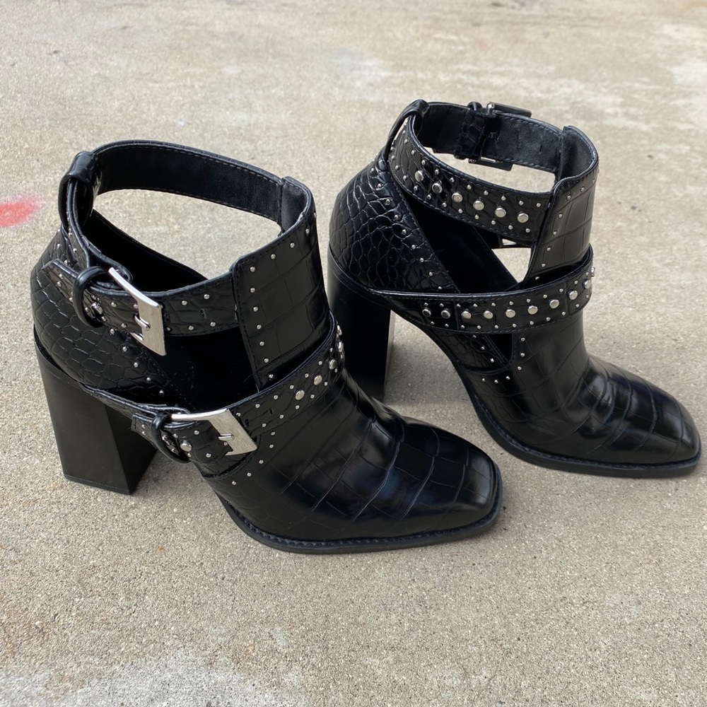 Zara Studded Booties - Picture 2 of 6